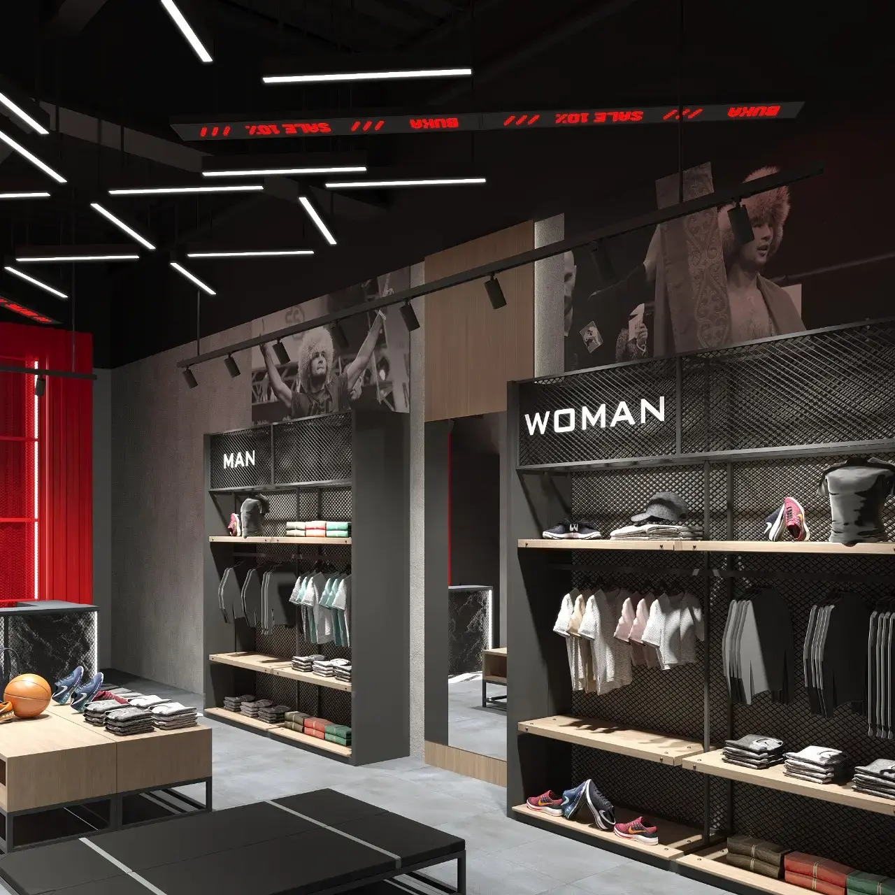 BUKA Merchandise Display